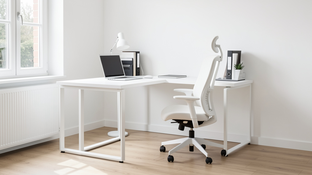 Bureau blanc Mars gaming