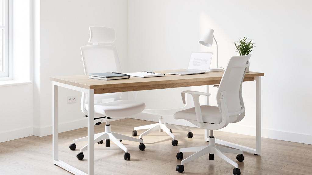 Caisson de tiroirs pour bureau blanc