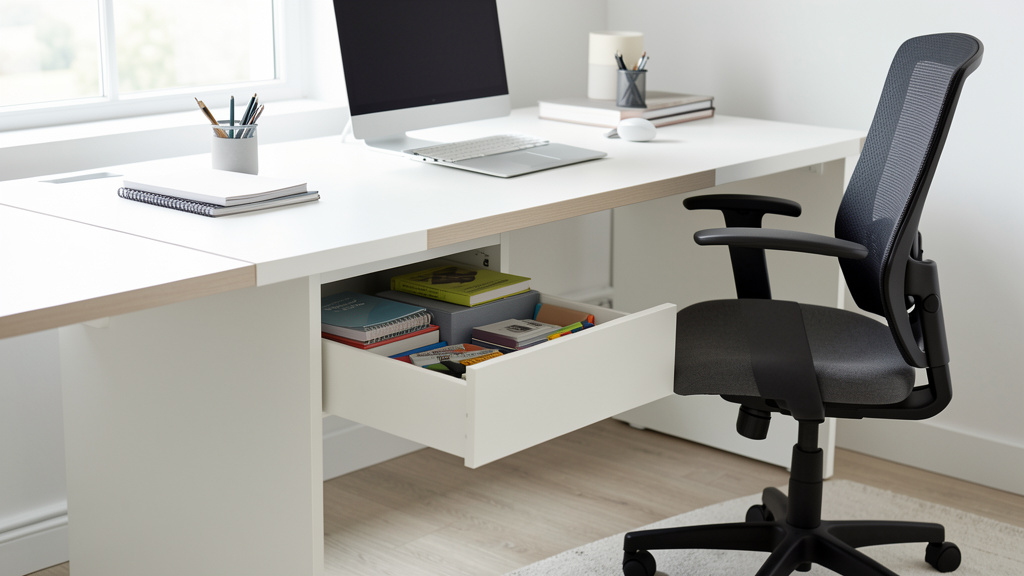  Installation d’un tiroir sous bureau